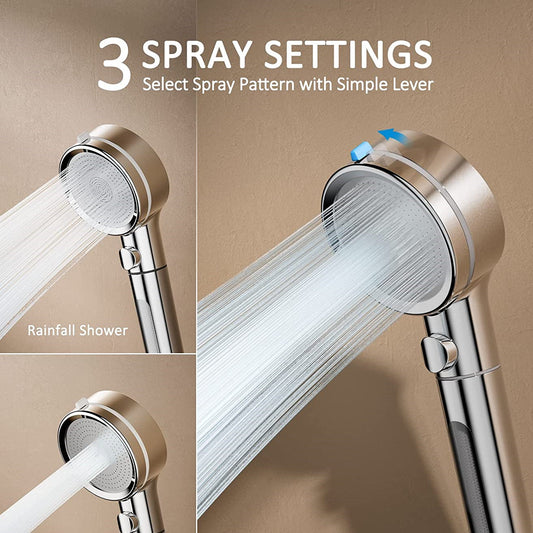Nuvelo High-Pressure Filtered Shower Head filter feature detail