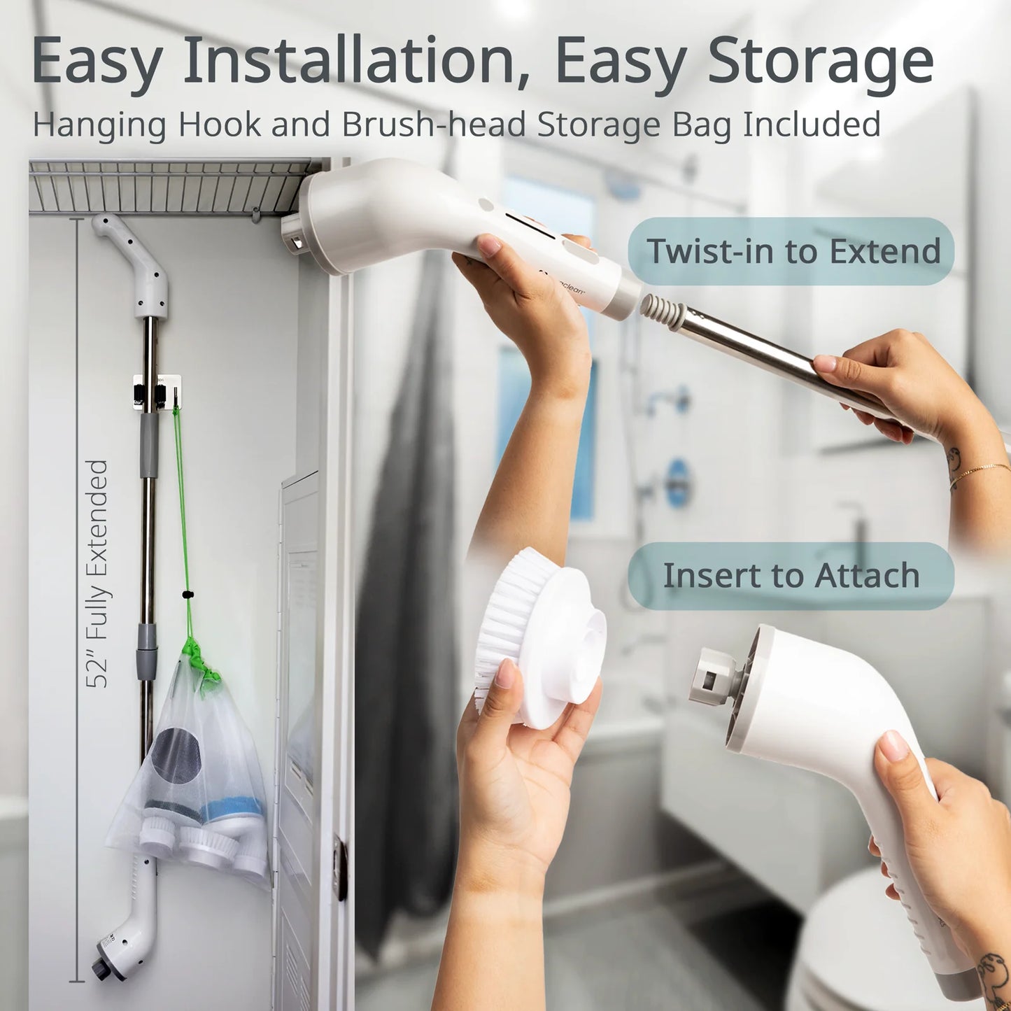 The Nuvelo Clean System complete bathroom cleaning bundle
