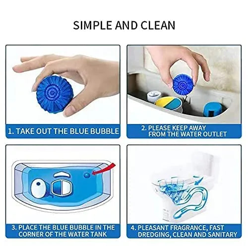 Nuvelo Toilet Bowl Gel Stamp Cleaner no-touch application detail